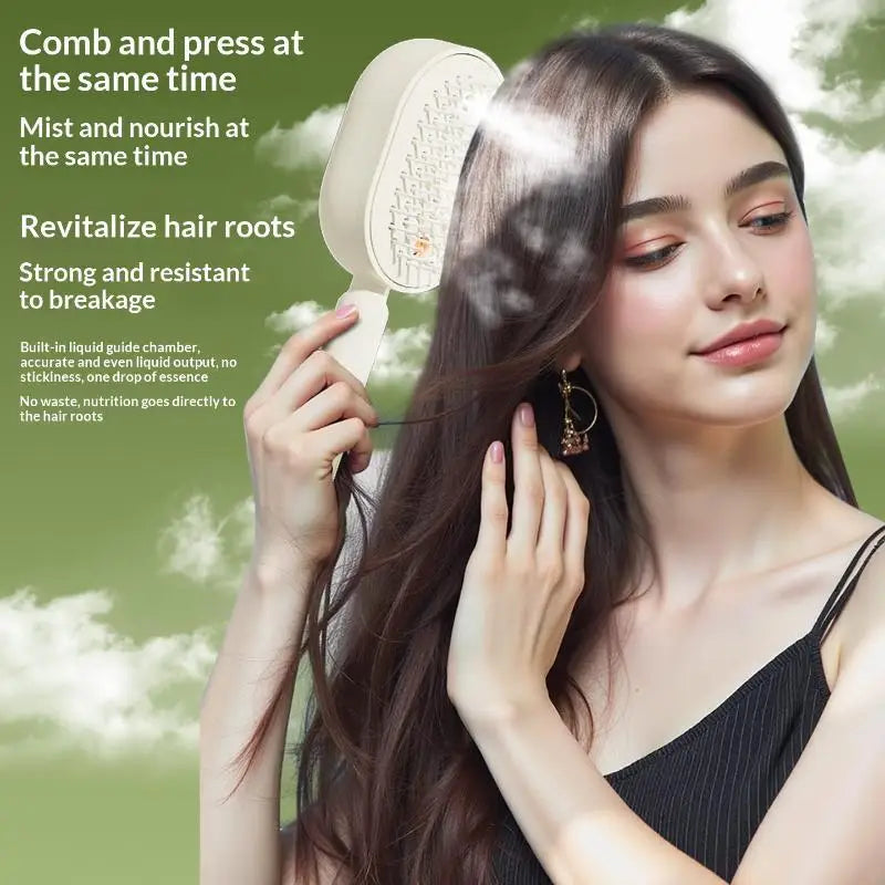3-in-1 Electric Spray Massage Comb | Scalp Massager Hair Tool