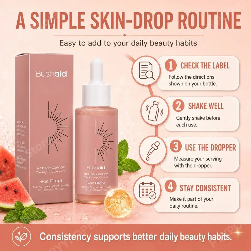 Bushaid Skin Wellness Drops – Watermelon Extract & Vitamin B1