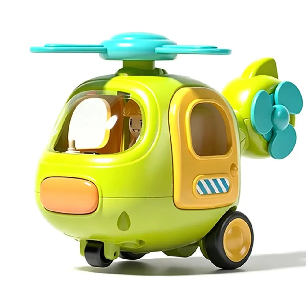 Cartoon Car Toys Dump Truck Mixer Excavator Ladder Helicopter