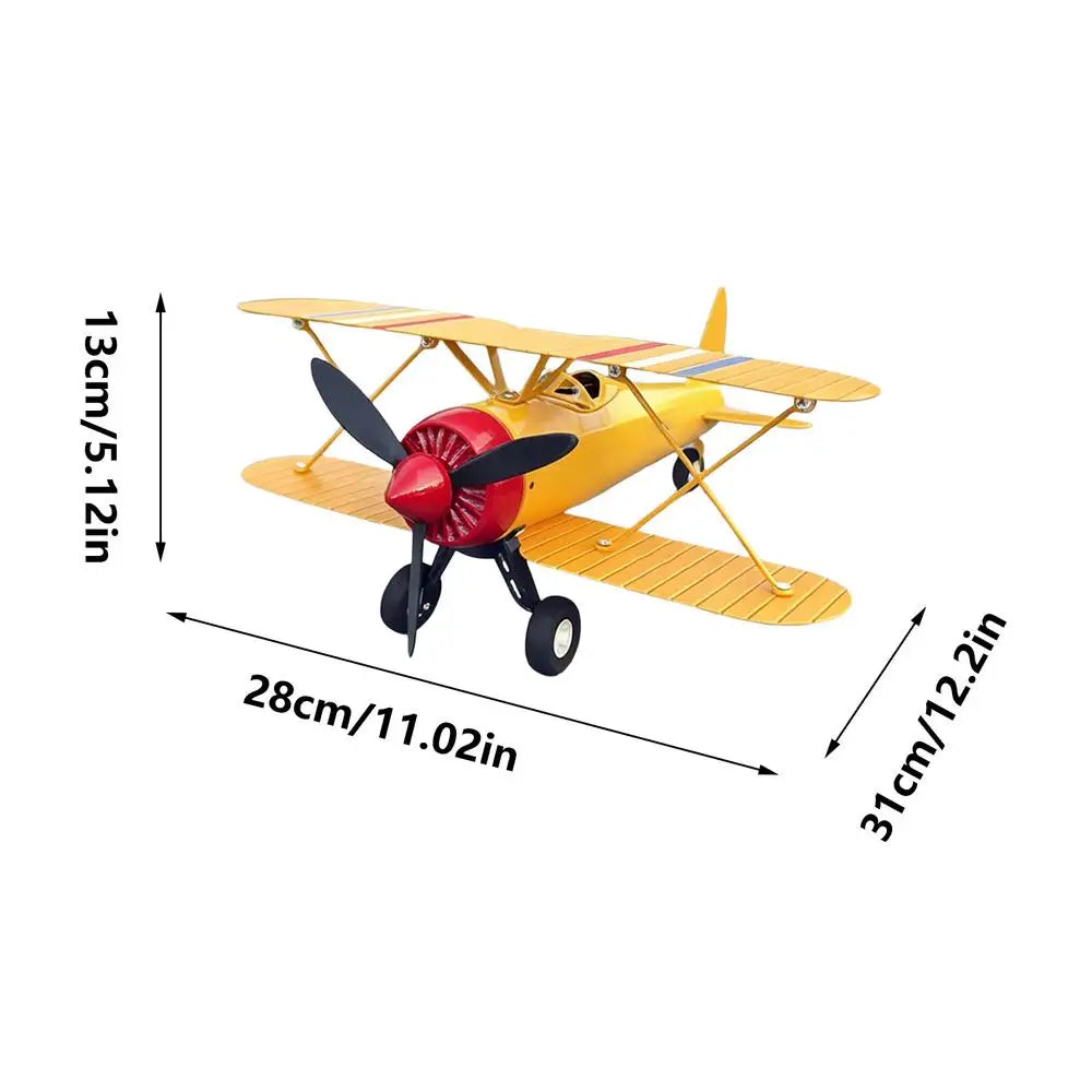 Metal Airplane Weathervane Wind Spinner | Garden & Lawn Decor