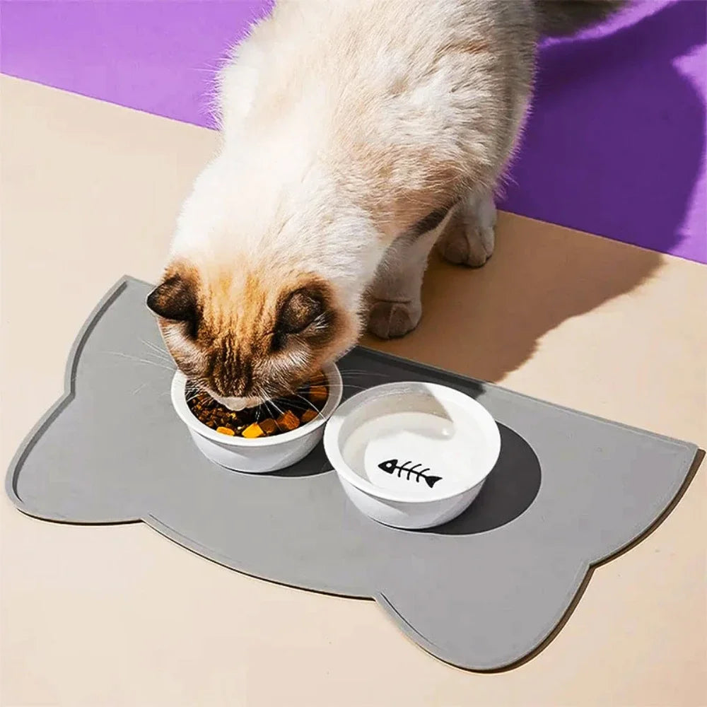 Silicone Non-Slip Pet Feeding Mat for Dogs & Cats Pet Feeding Mat Peaceful Pleasures Health and Wellness
