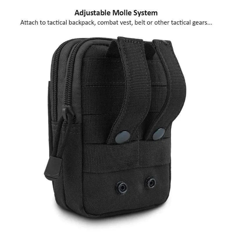 Men's Waterproof Nylon Waist Bag | Phone Pouch Belt Pack Waist Bag Pack Peaceful Pleasures Health and Wellness