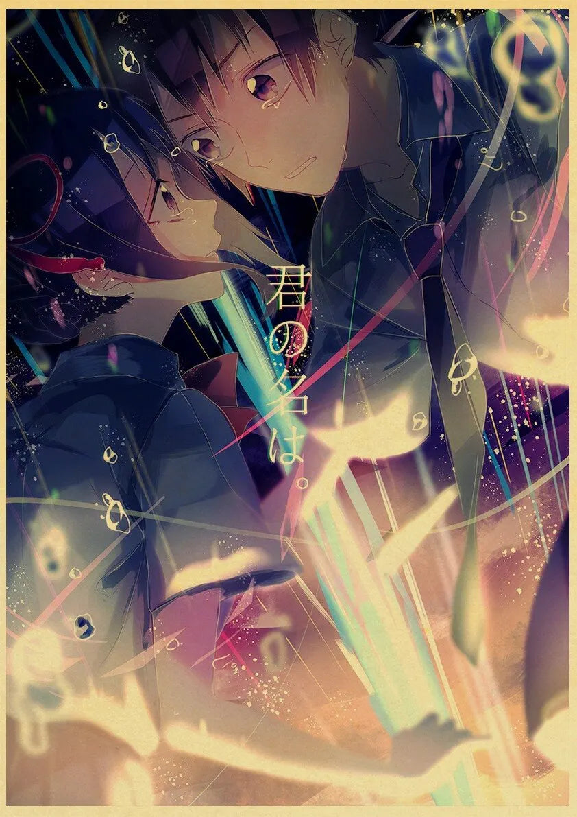 Your Name Anime Poster – Shinkai Makoto Canvas Wall Art