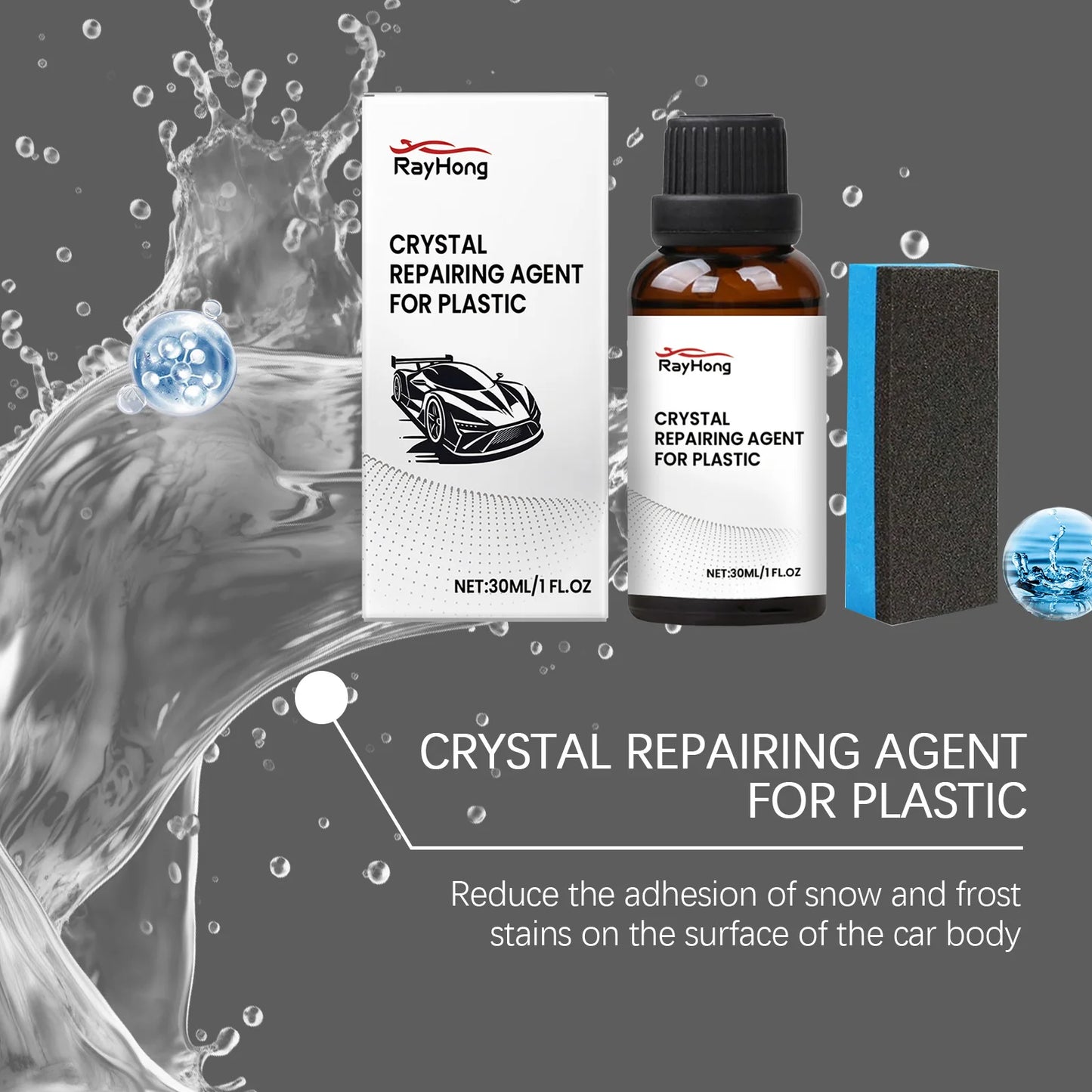 RayHong Automotive Plastic Coating Agent Set – Gloss & UV Care