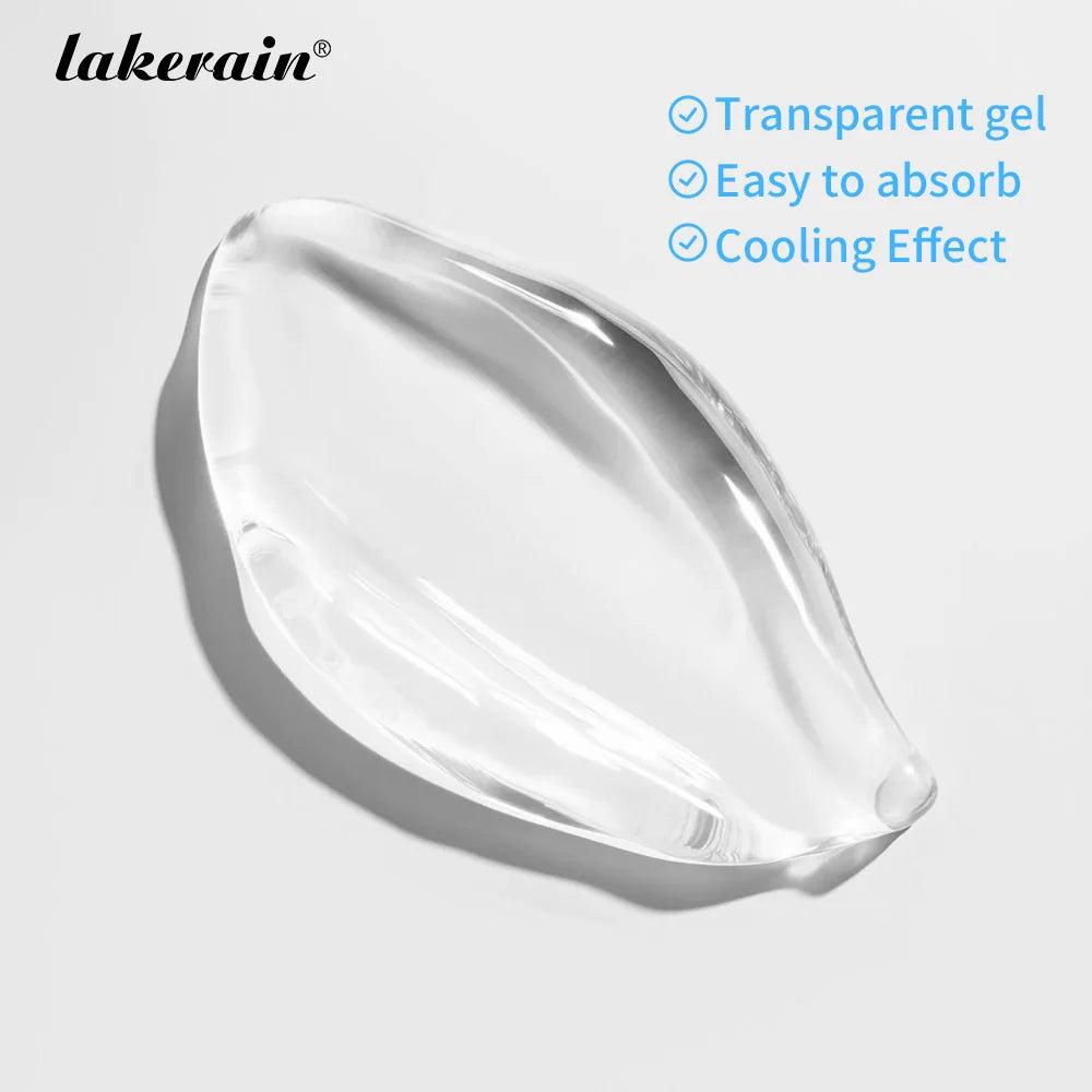 Lakerain Hydration Eye Gel Deep Hydrating Brightening Reduce Dark Circles Cool Feeling Transparent Gel Suitable for All Skin Peaceful Pleasures Health and Wellness