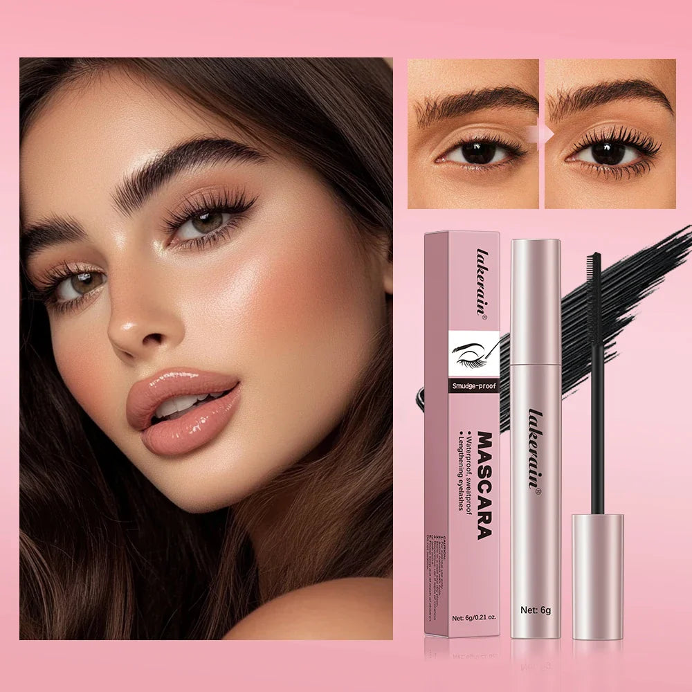 ibcccndc Waterproof Black Mascara – Volume, Curl & Length