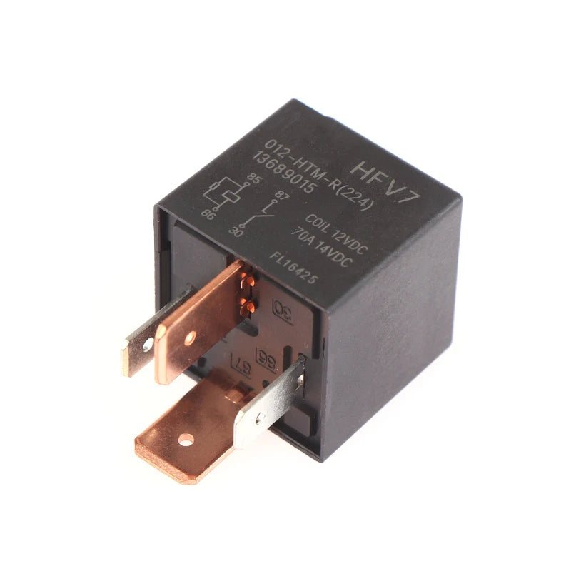 1 PC 12V Relay HFV7 012-HTM-R 70A 12VDC 4Pins Car Relay Peaceful Pleasures Health and Wellness