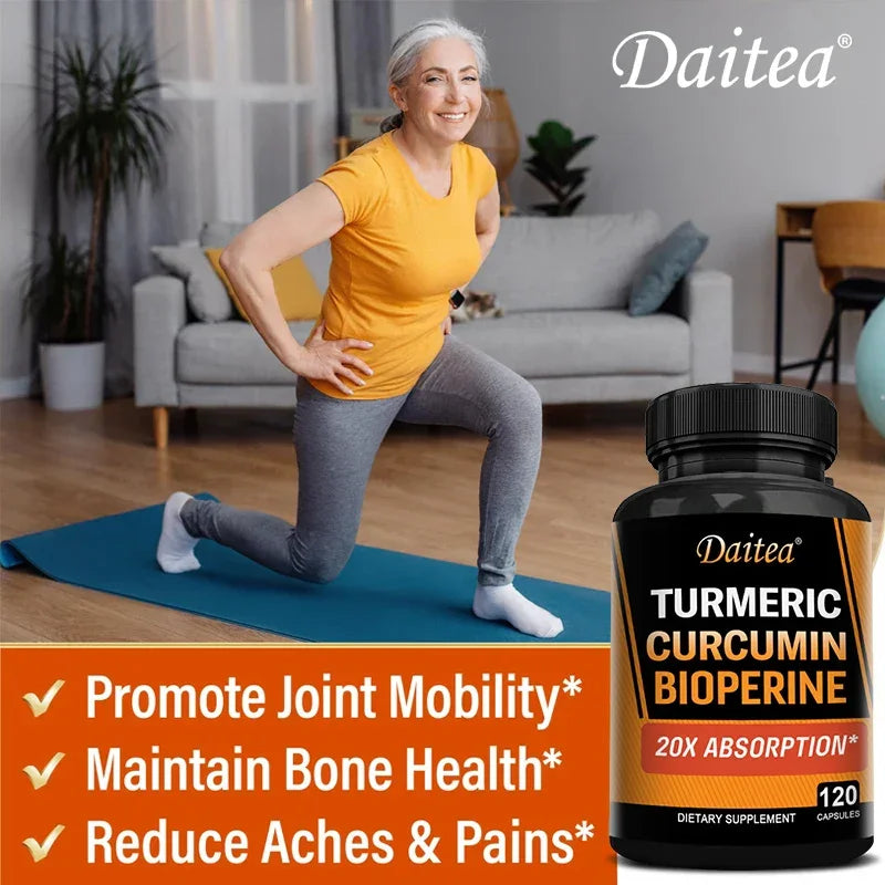 Turmeric Curcumin with Ginger & Black Pepper 2665mg Peaceful Pleasures Health and Wellness