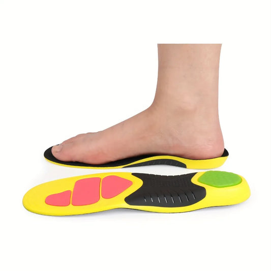 1pair Sports Insoles for Basketball Running Jogging, Premium PU Sport Insoles Heel Cushion & Shock Absorption Cushioning Inserts Peaceful Pleasures Health and Wellness