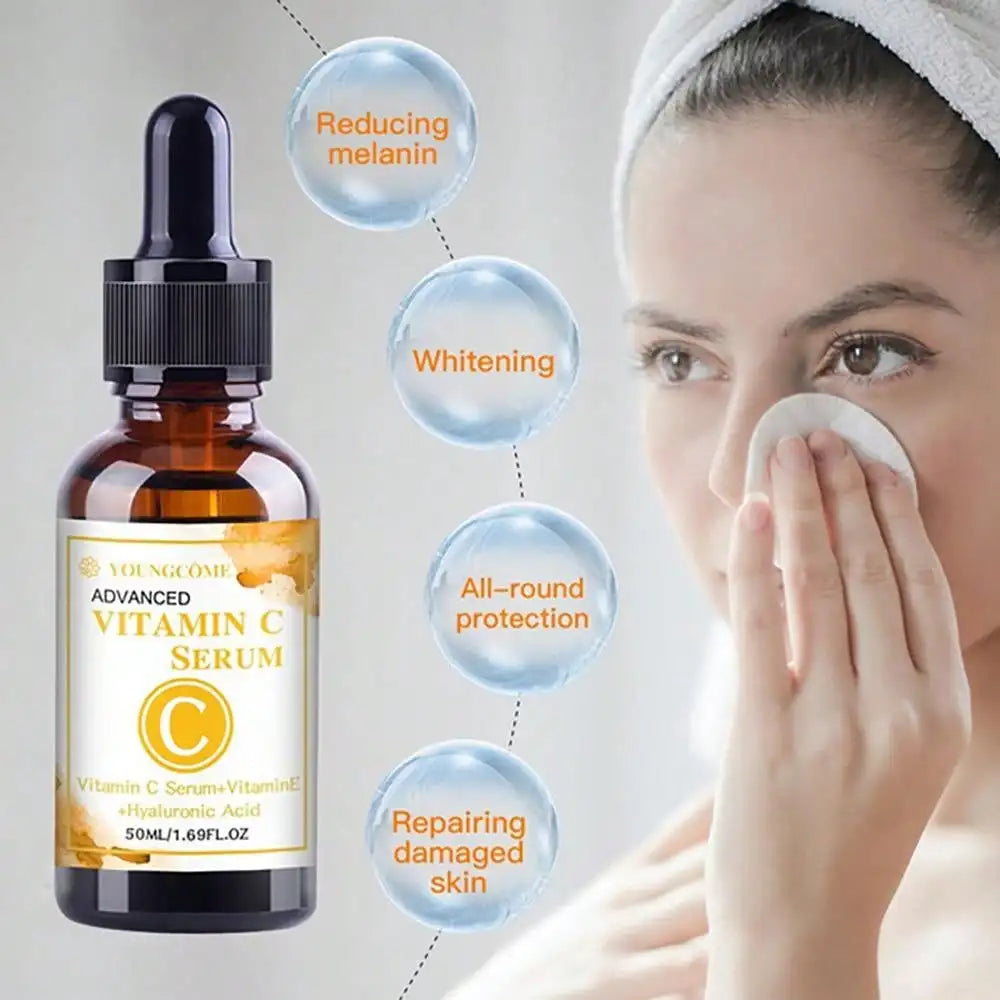 Vitamin C Brightening Face Serum – Anti-Aging & Spots Peaceful Pleasures Health and Wellness