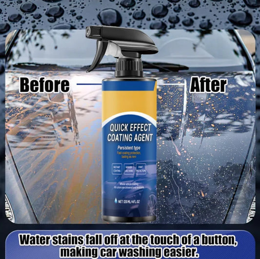 Clean Car Surface Quick-acting Multi-function Renewer Spray 120ml Efficiently Car Coating Spray Wash-free Spray Coating Agent Peaceful Pleasures Health and Wellness