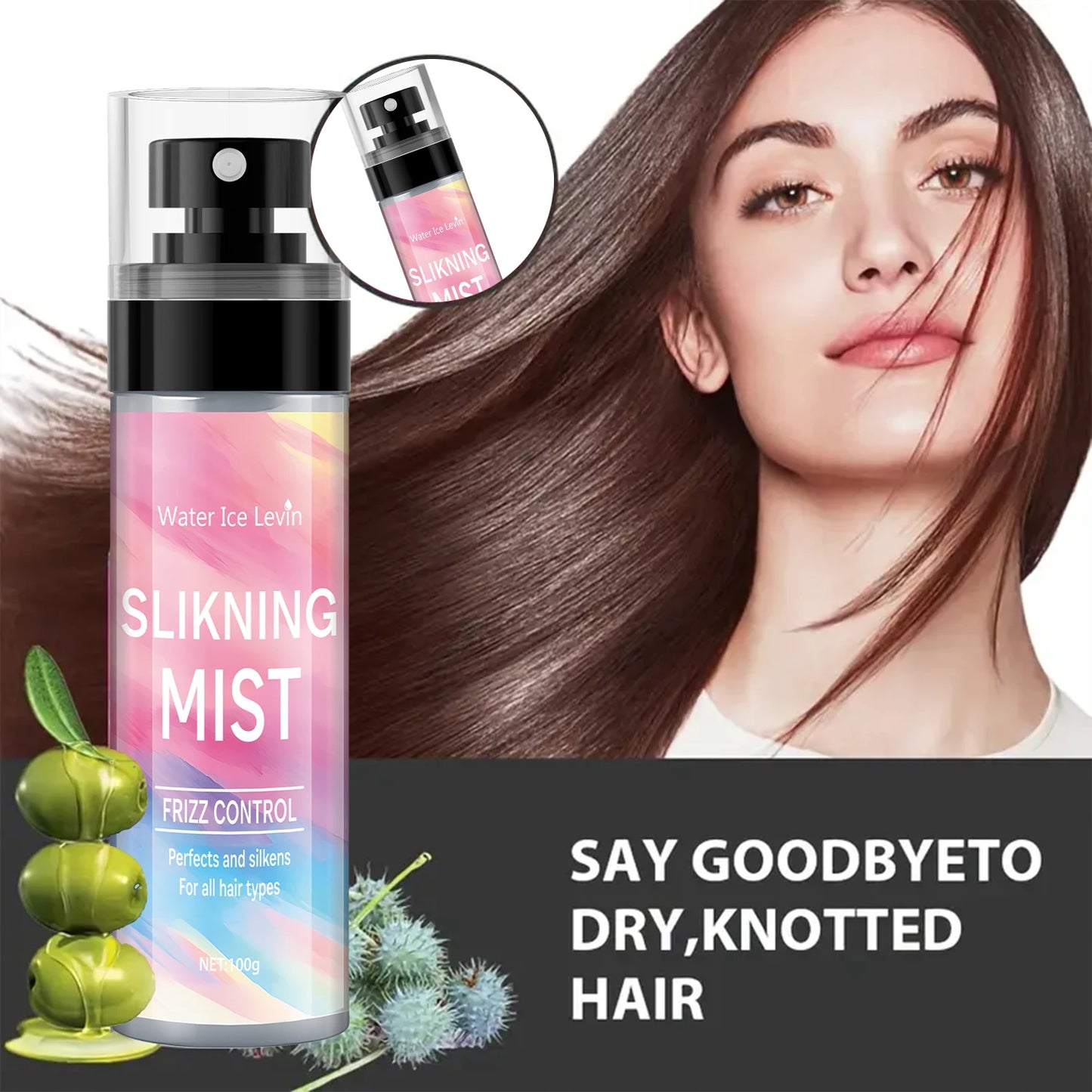 Water Ice Levin Hair Care Spray – No-Wash Styling 100ml