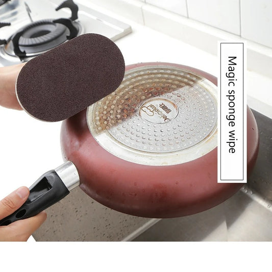 Emery Sponge Scrubber with Handle – Rust & Grease Remover Kitchen Scrubber Peaceful Pleasures Health and Wellness