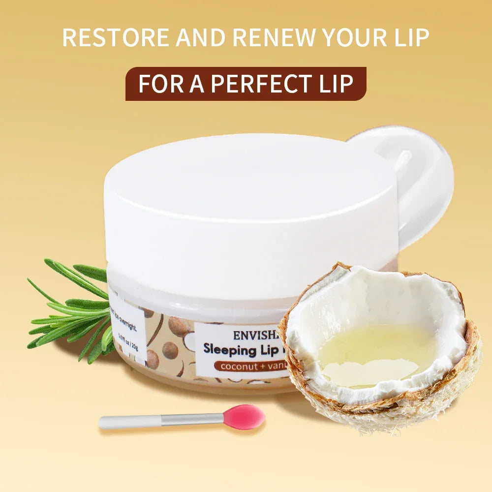 ENVISHA Mango Lip Sleep Mask – Moisturizing Overnight Lip Treatment Peaceful Pleasures Health and Wellness