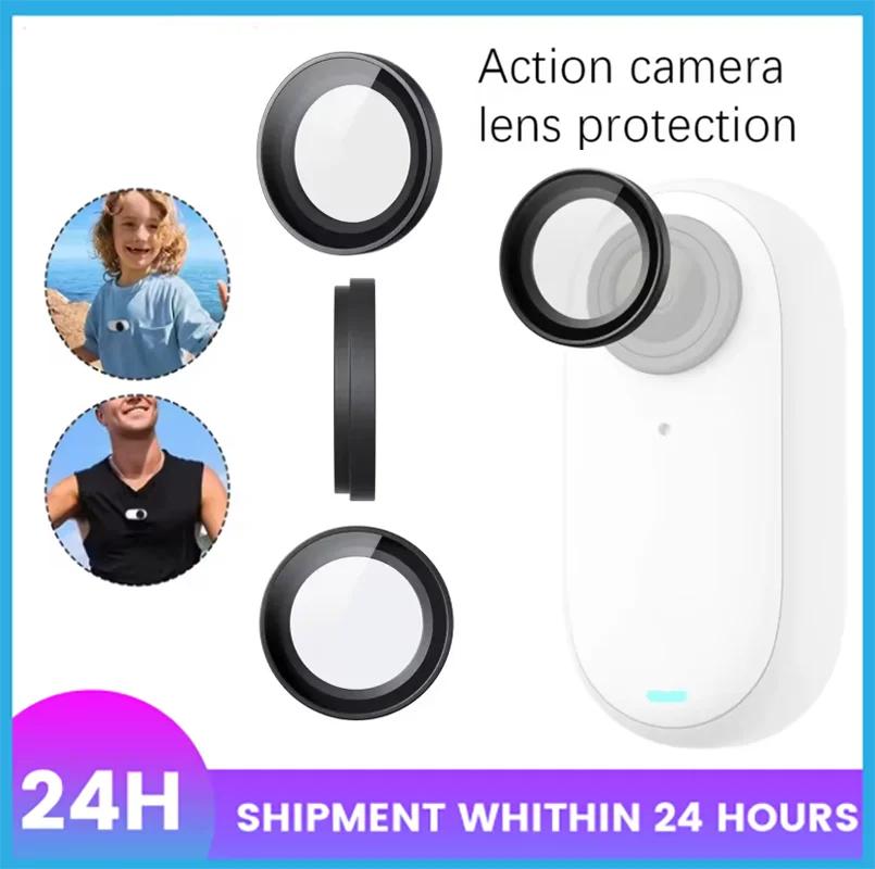Tempered Glass Lens Cover for Insta360 GO3 GO3S GO2
