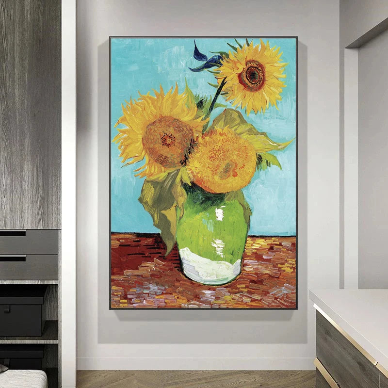 Van Gogh Starry Night Canvas Wall Art Print | Retro Unframed