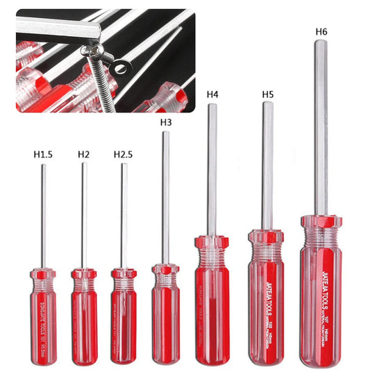 Hexagon Screwdriver Flat Head Hex Shank Magnetic Repairing Peaceful Pleasures Health and Wellness