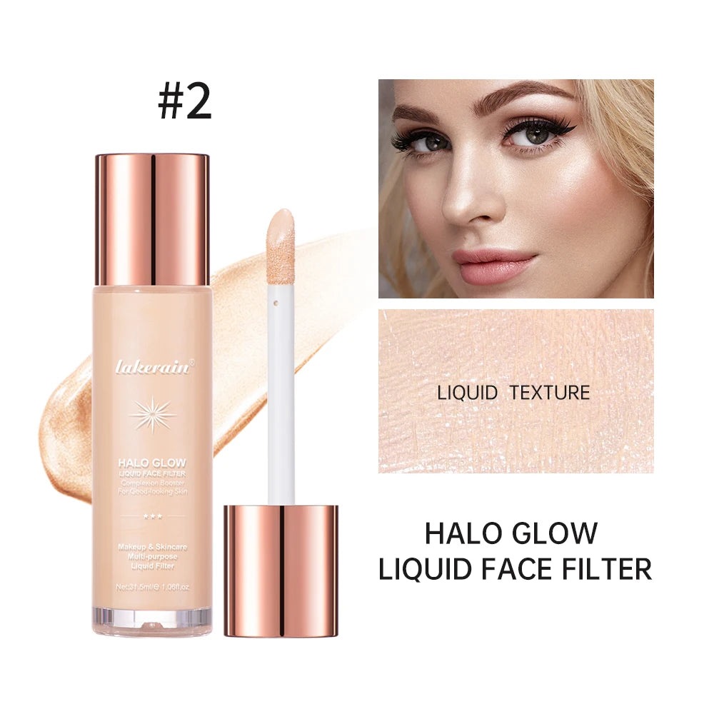Bronzer Facial Gloss Liquid Highlighter Permanent Setting Contouring Liquid Moisturizes Soothes Long-lasting Effect Face Filter Peaceful Pleasures Health and Wellness 2