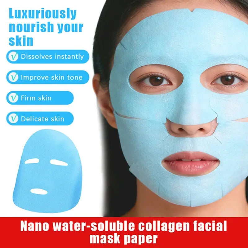 Collagen Facial Mask for Skin Rejuvenation and Tightening Peaceful Pleasures Health and Wellness