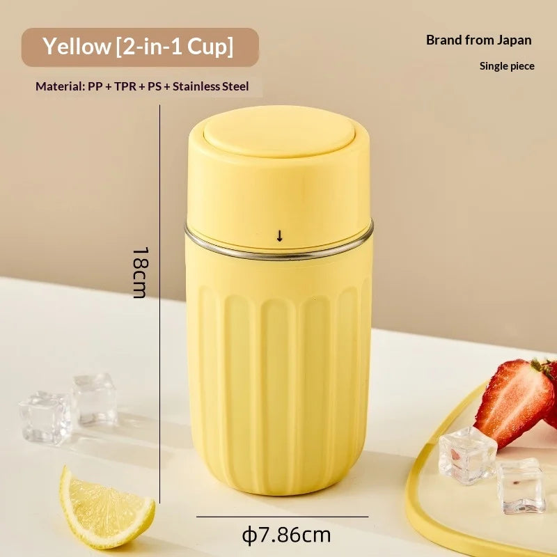 Durable Portable Ice Cube Water Bottle Touch-free Stainless Steel Ice Maker Kettle Detachable Reusable Ice Mold Hot Peaceful Pleasures Health and Wellness