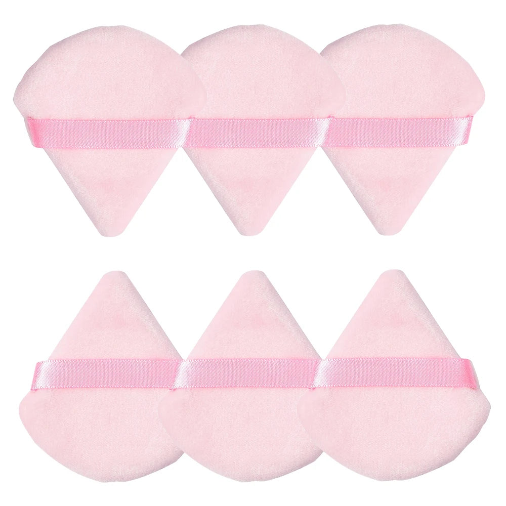 RUNTOIN Triangle Powder Puff Mini Finger Makeup Sponge 6-20 Pc