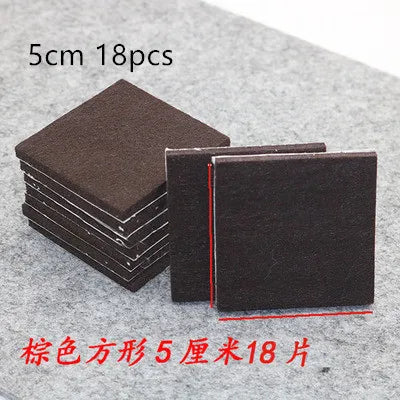 Felt Chair Leg Pads 5mm – Floor Scratch Protector 18–128 Pcs