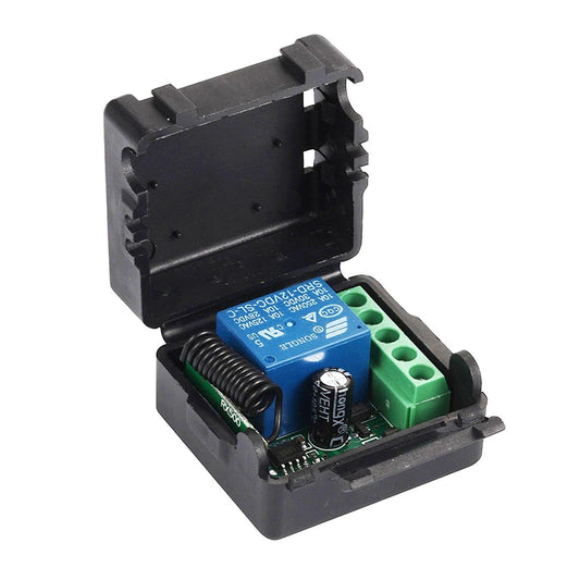 DC 12V 10A RF Relay Receiver 433mhz Wireless Remote Control EV1527 Learning Code Transmitter 2 bottons Peaceful Pleasures Health and Wellness