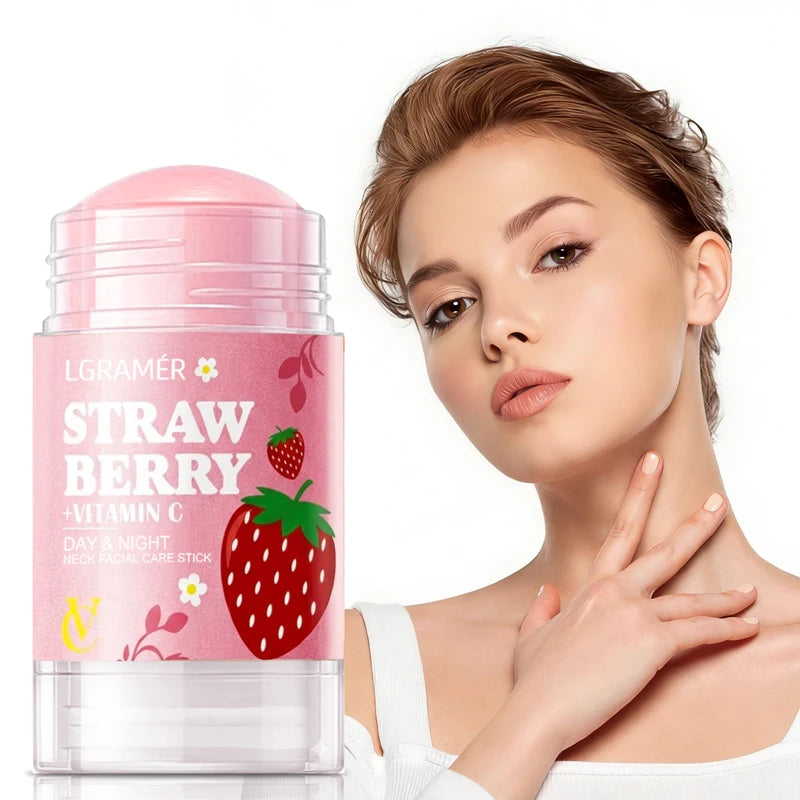 LGRAMER Strawberry VC Neck & Face Moisturizing Cream Stick