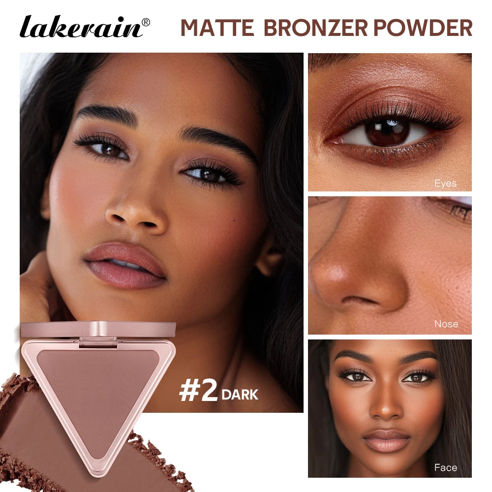 Matte Bronzer For Face Contour Shading No Limits Long Wearing Helps Reduce Pores And Excess Shine Plump Face Makeup Cosmetics Peaceful Pleasures Health and Wellness