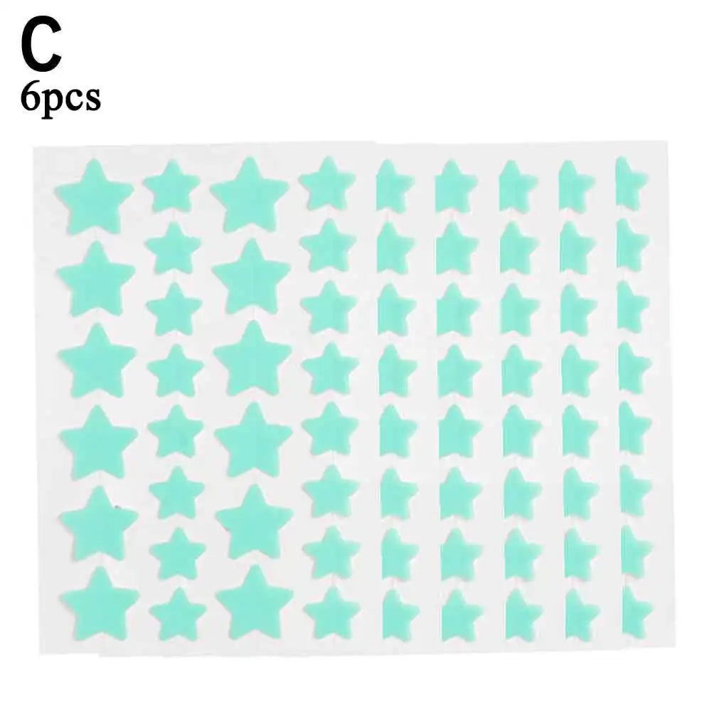 Star-Shaped Pimple Patches – 6 Packs, 168 Spot Covers
