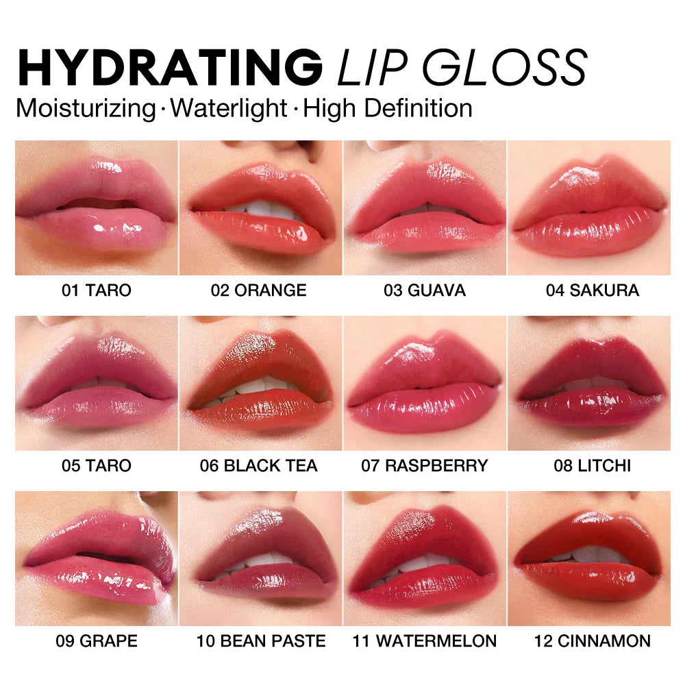 O.TWO.O High-Shine Lip Gloss Tint – Hydrating & Long-Lasting