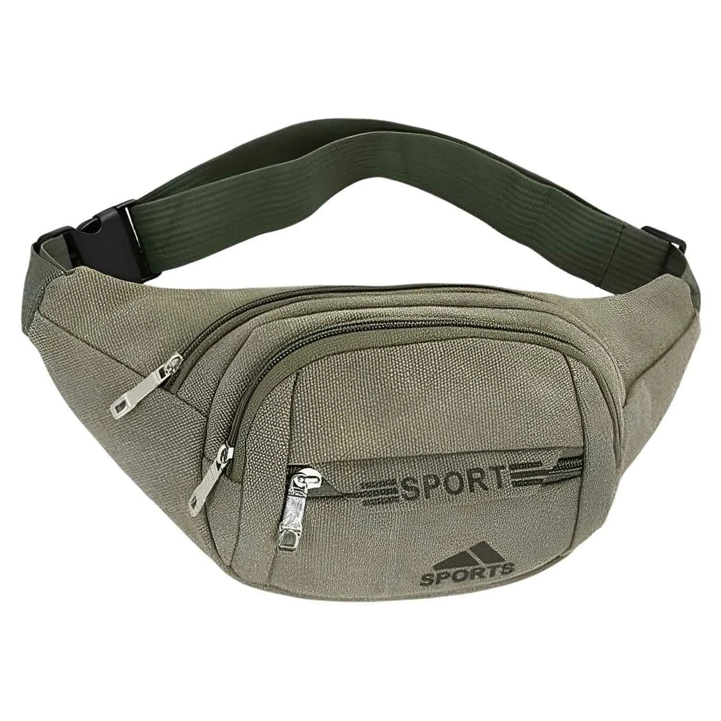 Men's Multifunctional Chest Bag with Adjustable Strap Outdoor Waist Bag for Shopping Camping Walking Peaceful Pleasures Health and Wellness C