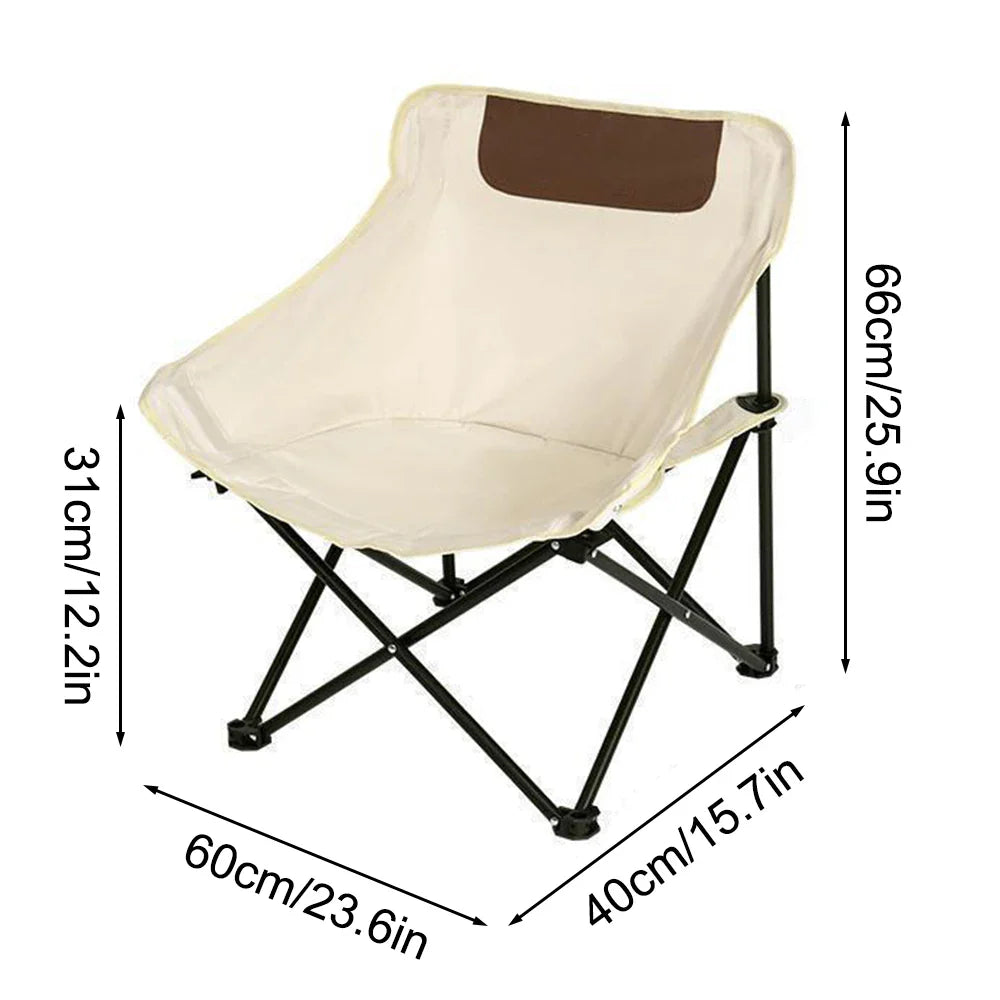 Portable Folding Moon Chair – Ultralight Camping & Picnic