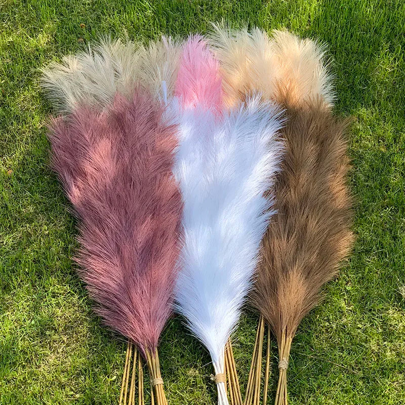 Large Silk Pampas Grass Artificial Flowers 100–120cm | Home & Wedding