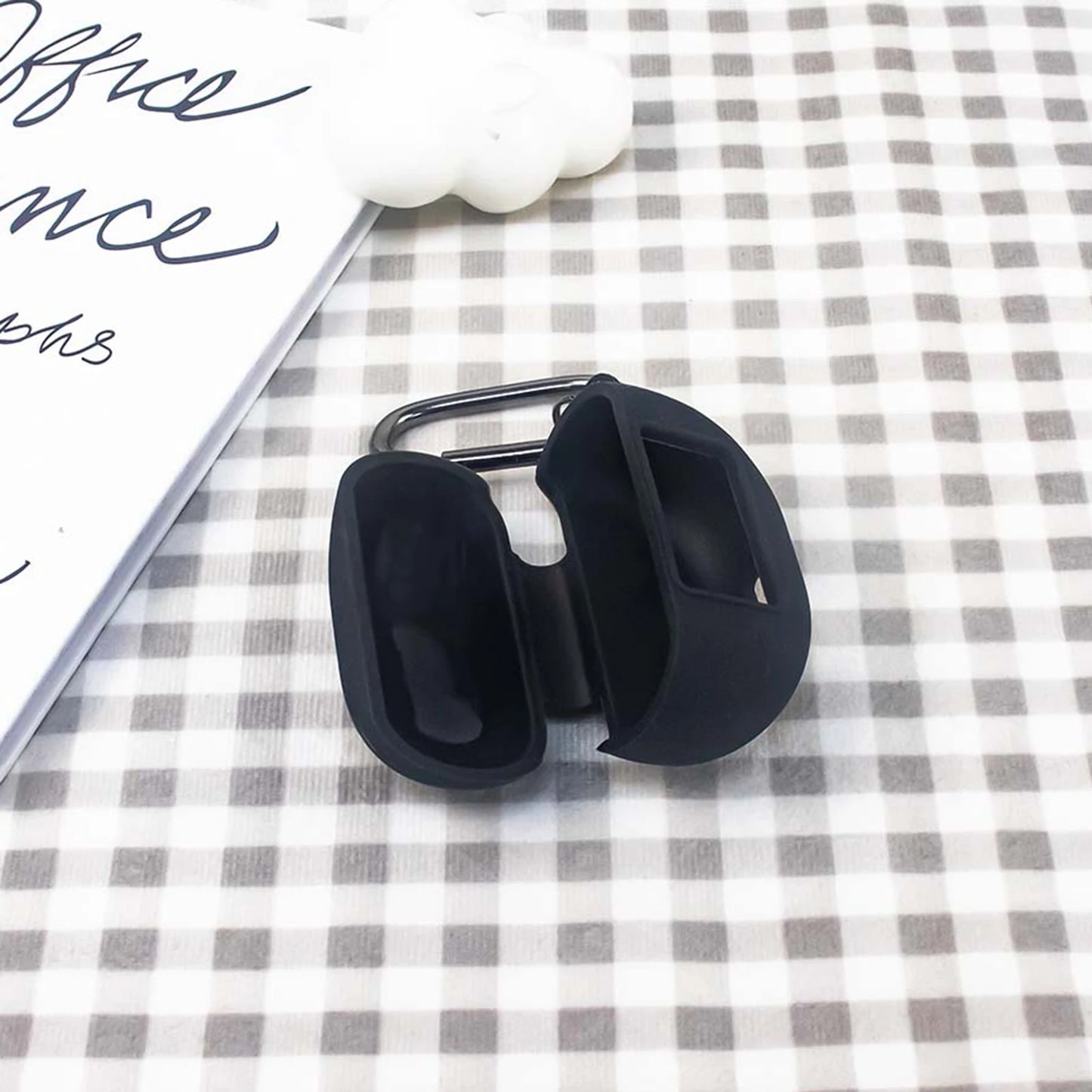 For TOZO NC20 Pro/NC20 Earbud Silicone Cover Washable Case Headphone Protective Case Shockproof Dustproof Case with Carabiner Peaceful Pleasures Health and Wellness