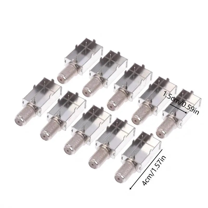 M Shielding Box IF 2414F Coaxial Cable Connector 5/10pcs Coaxial Cable Connector Peaceful Pleasures Health and Wellness 5Pcs