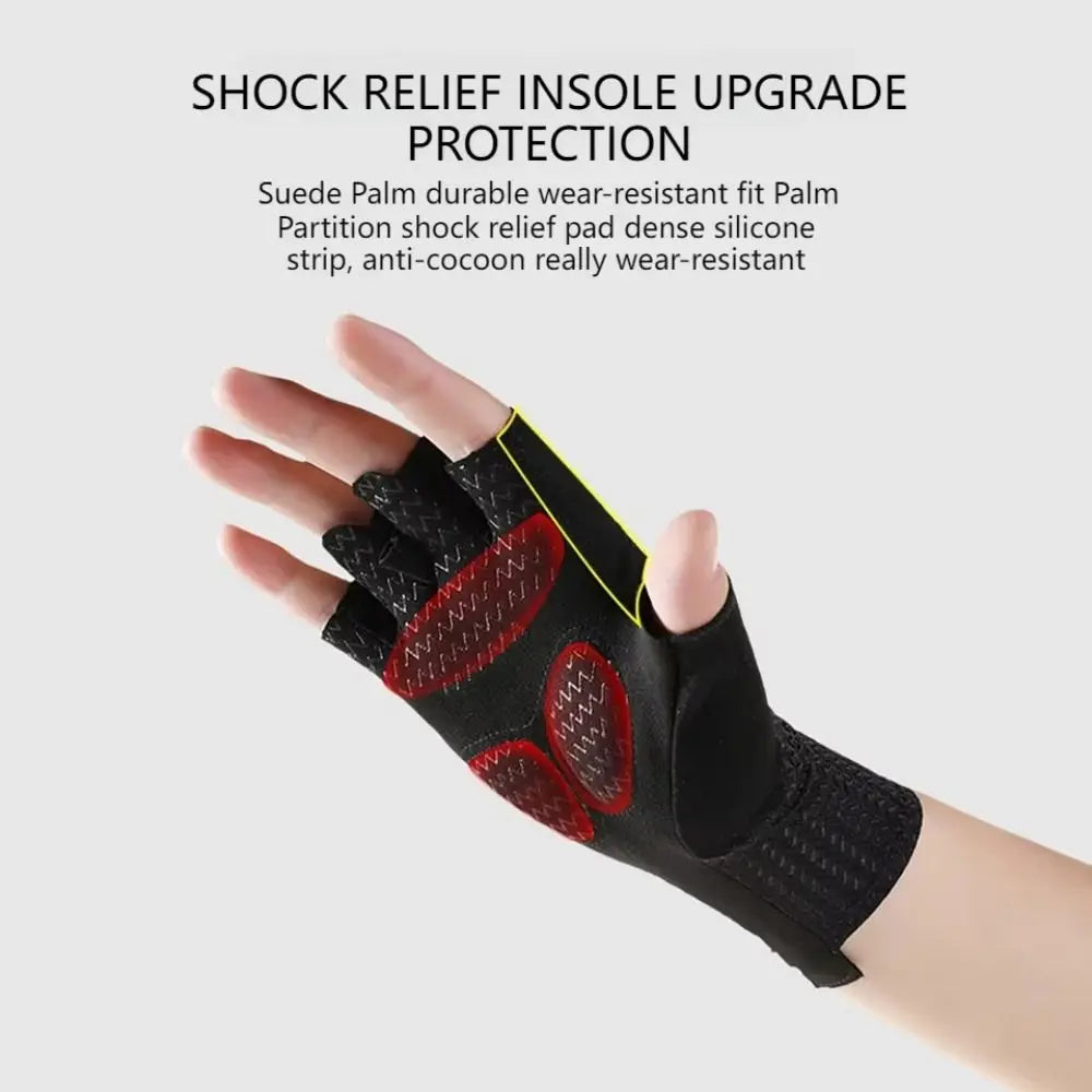 Summer Breathable Cycling Gloves – Anti-Slip Half Finger