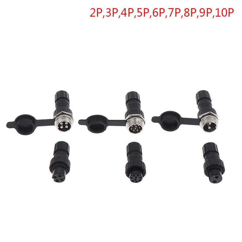 QL16 Waterproof Aviation Plug 2–10 Pin Welded Connector Socket