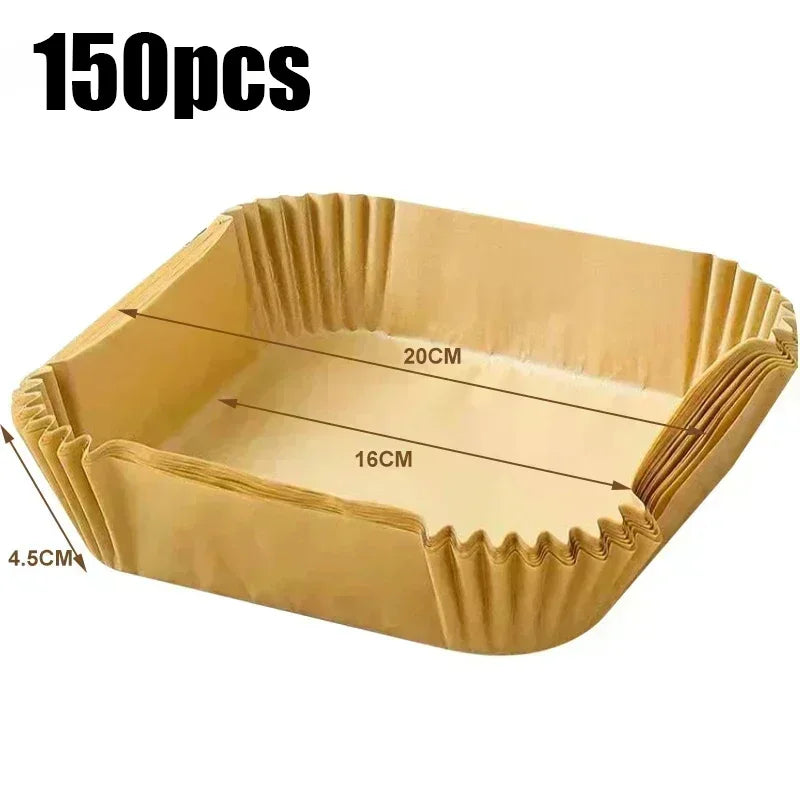 Disposable Air Fryer Liners 50/100/200pcs – Round & Square