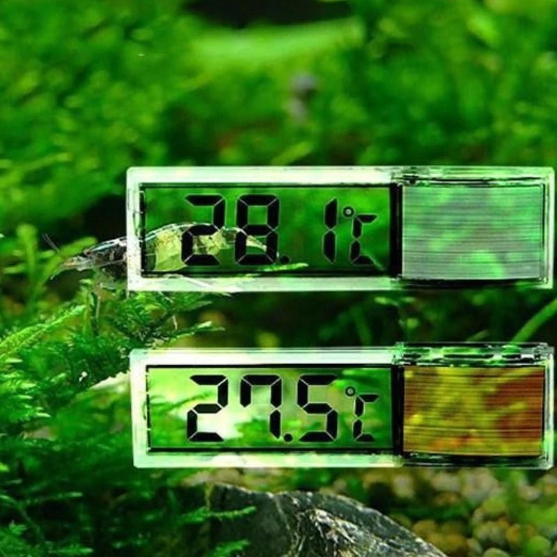 3D Digital LCD Aquarium Thermometer | Fish & Turtle Tank Temp