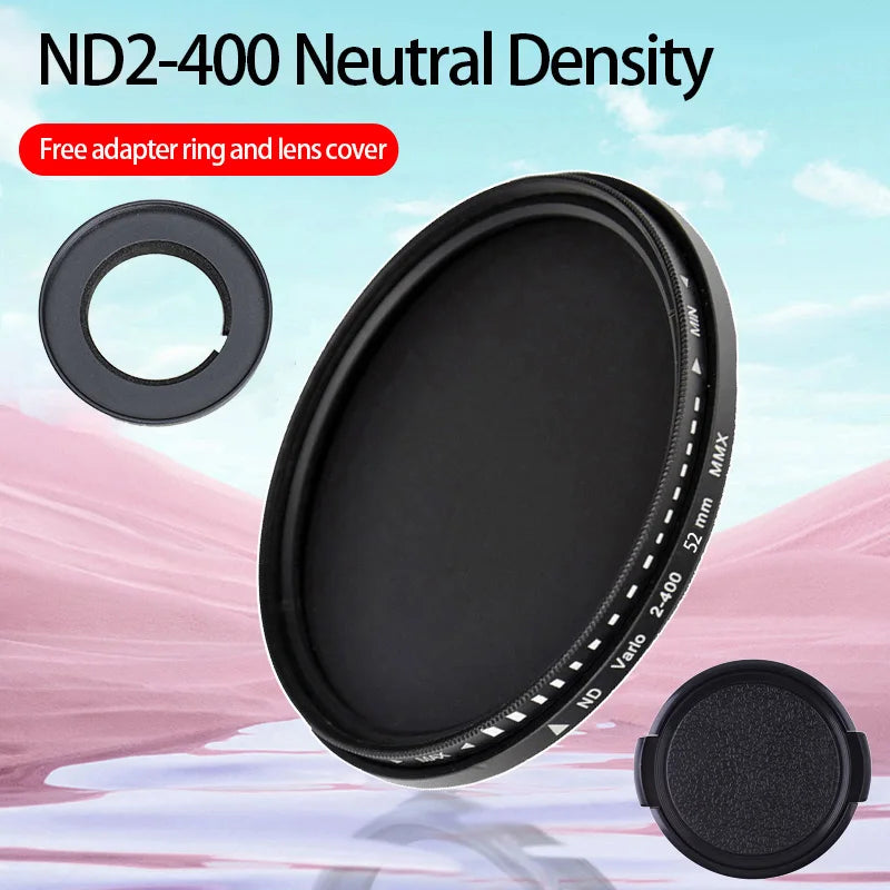 52mm ND & CPL Filter Kit for DJI Osmo Action 6 + Adapter Ring
