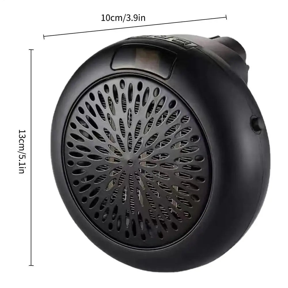 Portable 400W Plug-In Space Heater | Fast Desktop Warm Fan