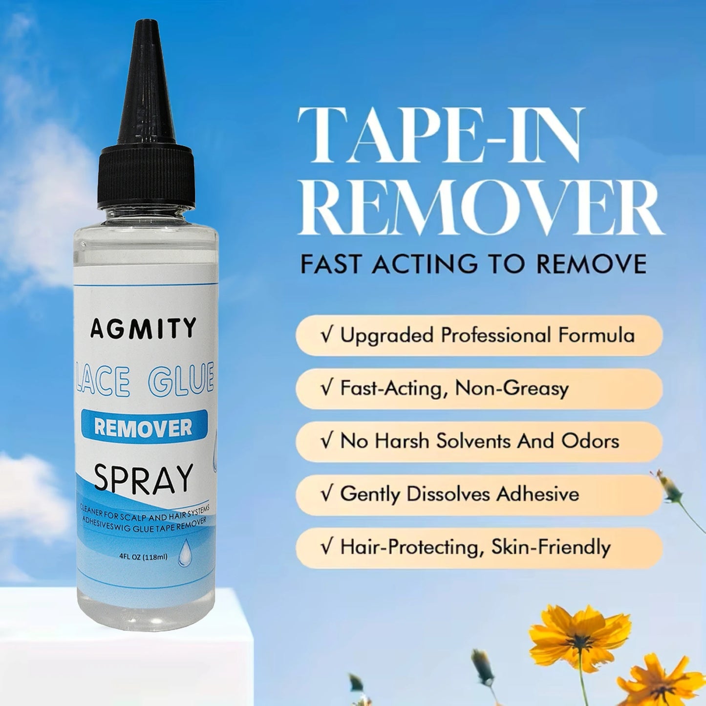 4oz Wig Glue Remover for Lace Wigs, Toupees & Closures
