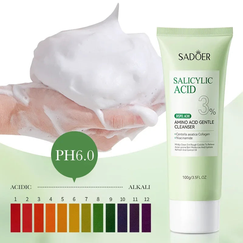 LUXURYTO Salicylic Acid Foaming Face Wash | Hydrating Cleanser