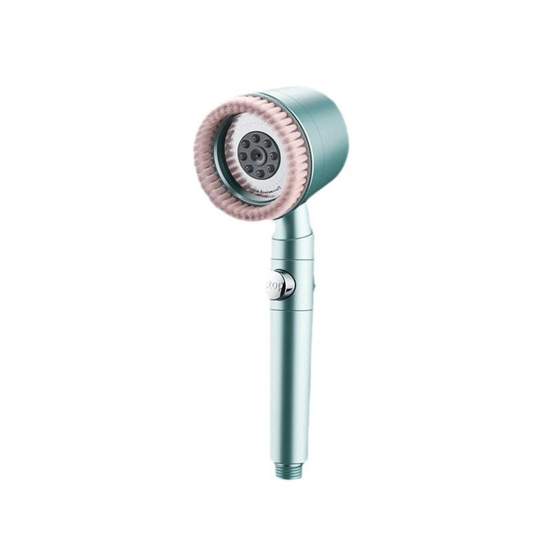 3-Mode High Pressure Filter Shower Head with Massage Brush