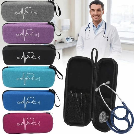 EVA Hard Shell Stethoscope Carrying Case – Shockproof Zipper Bag Instrument Carrying Case Oasis Select