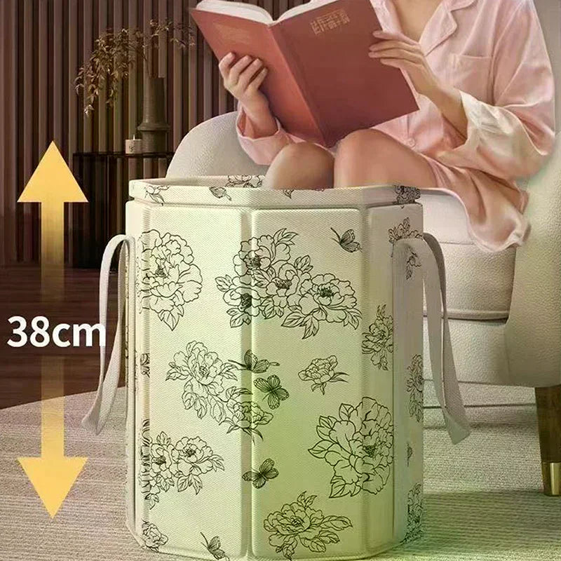 Foot Bath Bag On Calf, Foldable Foot Bath Tub, Portable Home Bedroom, Winter Foot Bath Tub, Foot Soaking Tub, Insulation, Travel Peaceful Pleasures Health and Wellness