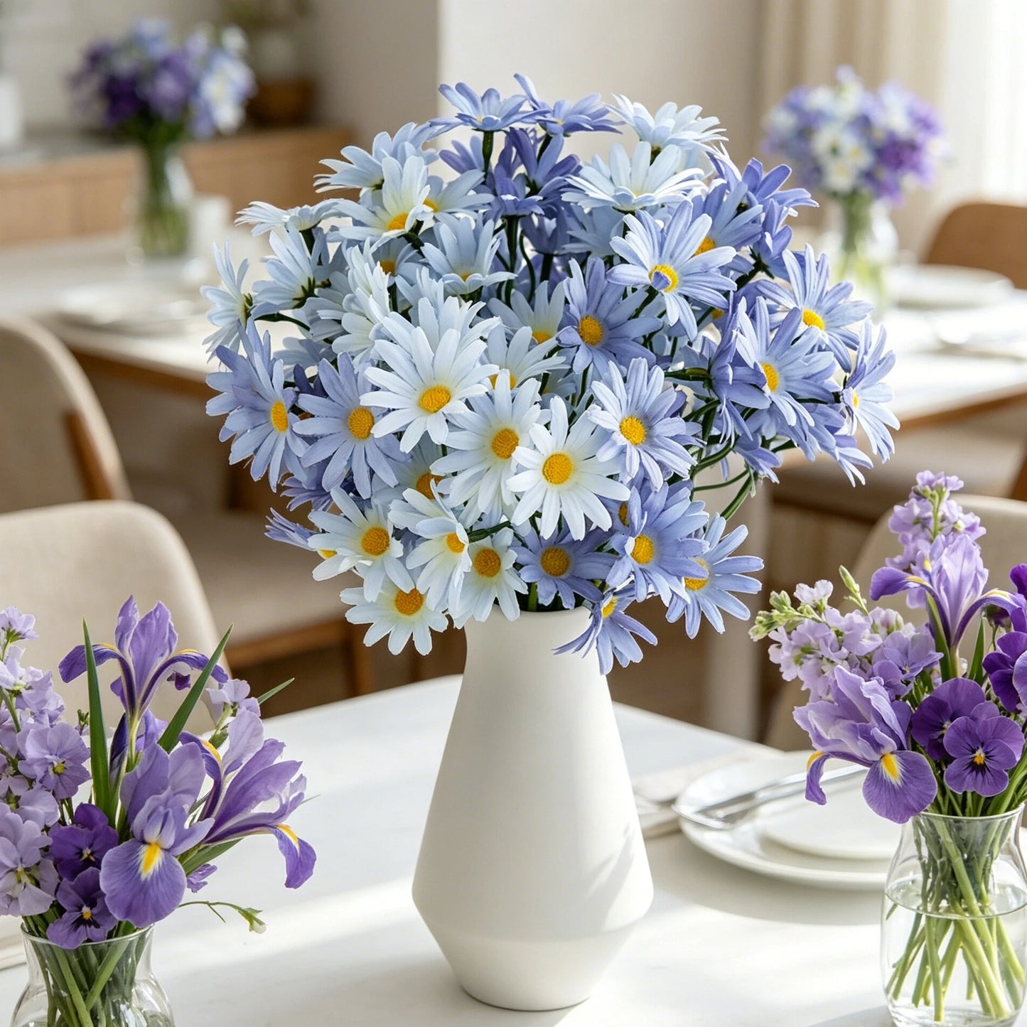 Artificial Silk Chrysanthemum Bouquet | Wedding & Home Decor