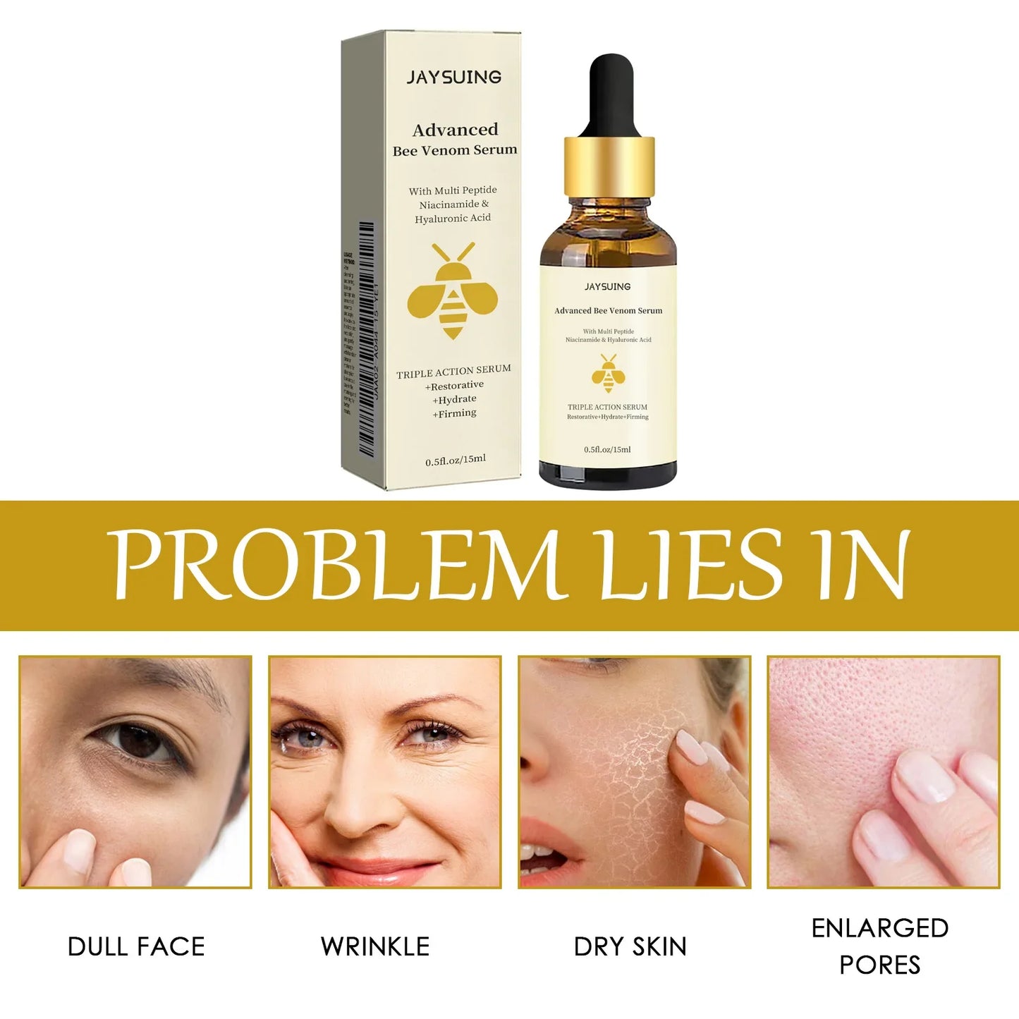 Bee Venom Anti-Aging Serum – Firming, Brightening 15ml