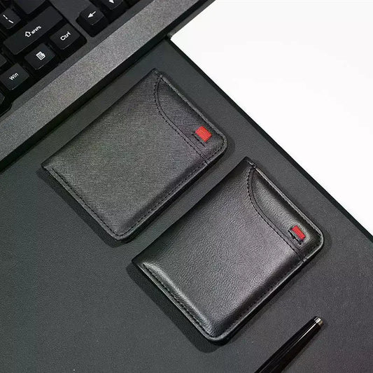 Men's Slim Bifold PU Leather Wallet – Card & Cash Holder Bifold Leather Wallet Oasis Select